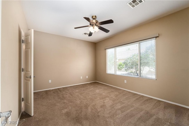 2708 Cheer Pheasant Ave, North Las Vegas, NV 89084 - carpeted spare room featuring ceiling fan and baseboards