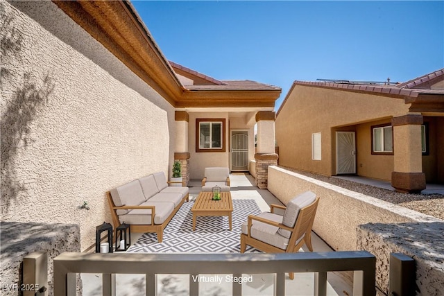 2708 Cheer Pheasant Ave, North Las Vegas, NV 89084 - view of patio / terrace featuring outdoor lounge area