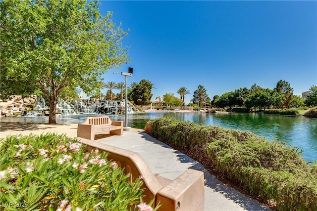 2708 Cheer Pheasant Ave, North Las Vegas, NV 89084 - view of property's community with a water view