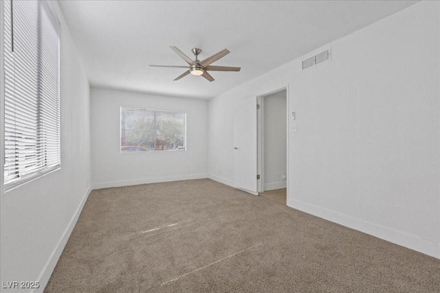 2408 Berkley Ave, Las Vegas, NV 89101 - carpeted empty room featuring a ceiling fan and baseboards