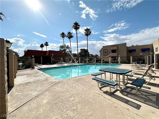 4151 Sanderling Cir Unit 351, Las Vegas, NV 89103 - community pool featuring a patio area