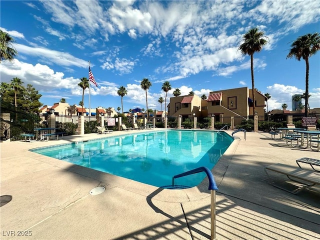 4151 Sanderling Cir Unit 351, Las Vegas, NV 89103 - community pool with a patio area and a residential view