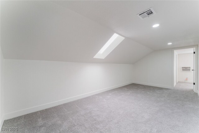 3409 El Cortez Ave, Las Vegas, NV 89102 - bonus room with lofted ceiling, carpet, recessed lighting, baseboards, and a skylight