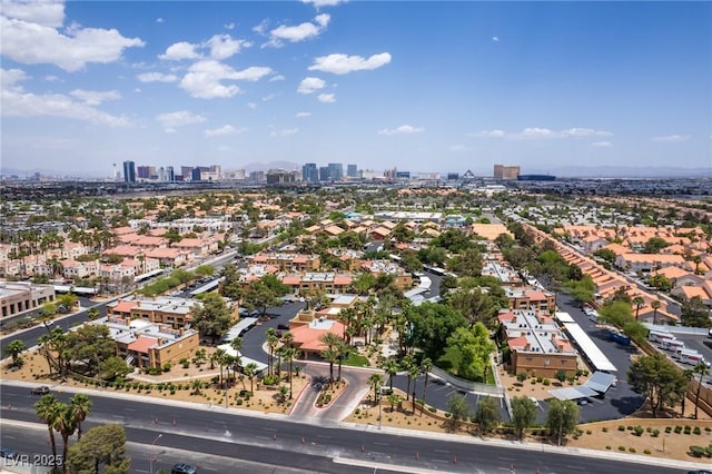 5166 S Jones Blvd Unit 205, Las Vegas, NV 89118 - drone / aerial view of city skyline