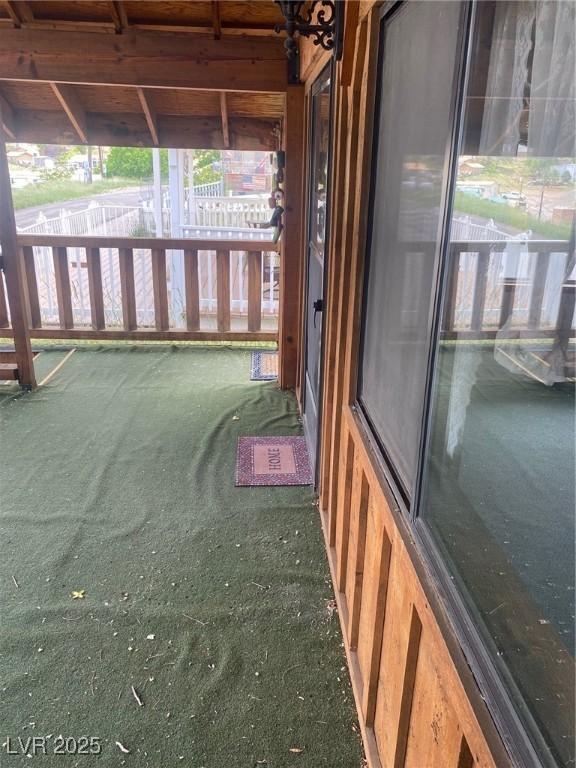 631 Mccannon St, Pioche, NV 89043 - view of unfurnished sunroom