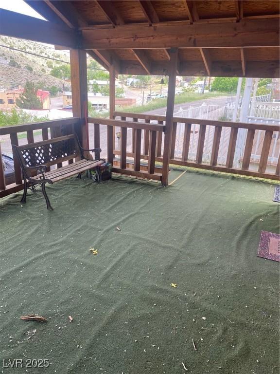 631 Mccannon St, Pioche, NV 89043 - view of wooden terrace