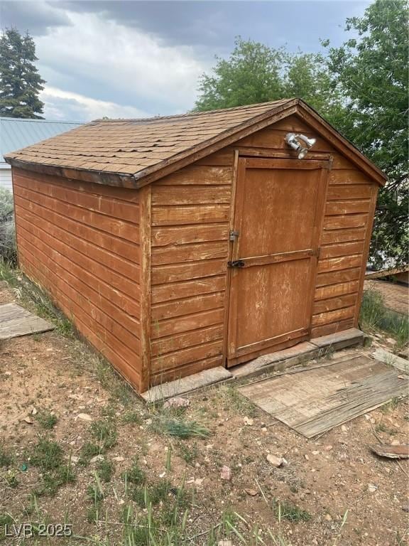 631 Mccannon St, Pioche, NV 89043 - view of shed