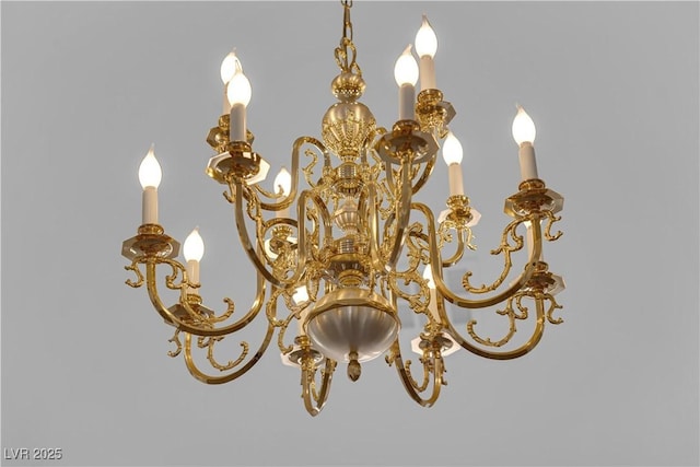 4418 Desert Bloom Ct, Las Vegas, NV 89129 - detailed view of a chandelier