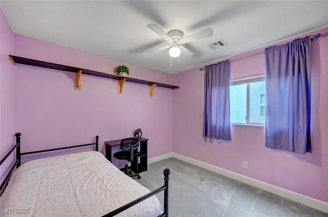 622 Quaint Acres Ave, Las Vegas, NV 89183 - carpeted bedroom featuring baseboards and ceiling fan