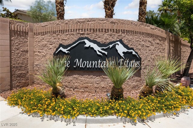 4883 Grey Mesa St, Las Vegas, NV 89149 - view of community sign
