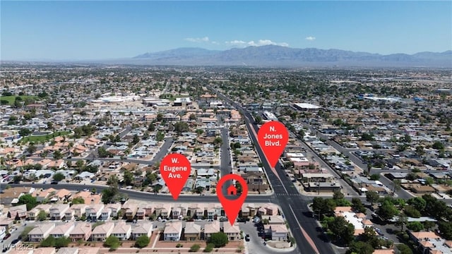 6117 Daisy Lee Ave, Las Vegas, NV 89108 - view of property location featuring a mountain backdrop and nearby suburban area