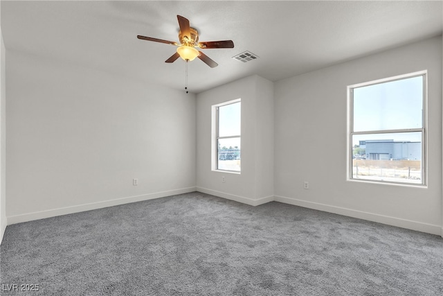 6117 Daisy Lee Ave, Las Vegas, NV 89108 - carpeted empty room with ceiling fan and baseboards