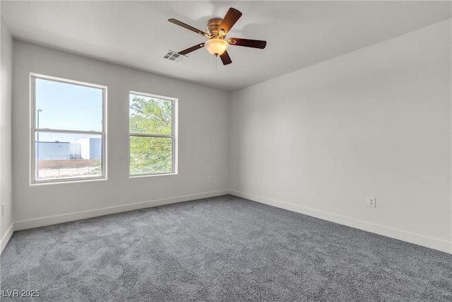 6117 Daisy Lee Ave, Las Vegas, NV 89108 - empty room featuring carpet flooring, baseboards, and a ceiling fan