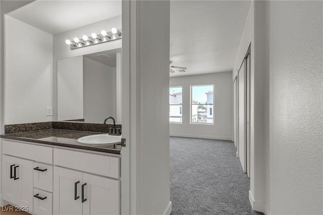 6117 Daisy Lee Ave, Las Vegas, NV 89108 - bathroom featuring vanity and baseboards