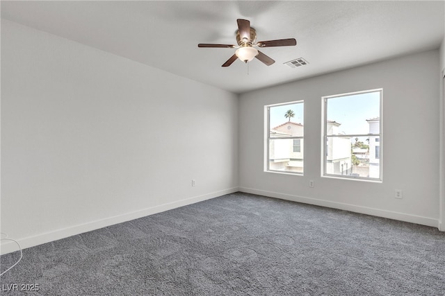 6117 Daisy Lee Ave, Las Vegas, NV 89108 - unfurnished room featuring carpet floors, baseboards, and ceiling fan