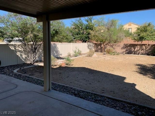 3728 Prairie Orchid Ave, North Las Vegas, NV 89081 - fenced backyard featuring a patio