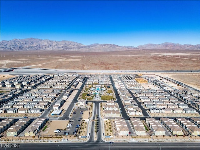 6952 Crescent Gold St, North Las Vegas, NV 89086 - view of property location featuring mountains and nearby suburban area