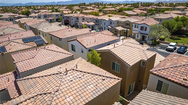 7694 Hampton Park Ln, Las Vegas, NV 89113 - aerial view of residential area featuring a mountainous background