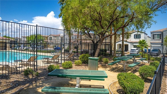 7694 Hampton Park Ln, Las Vegas, NV 89113 - view of community with a pool