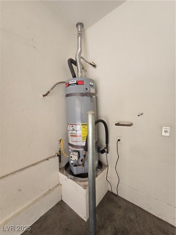 9312 Gold Dove Ct, Las Vegas, NV 89178 - utility room with secured water heater