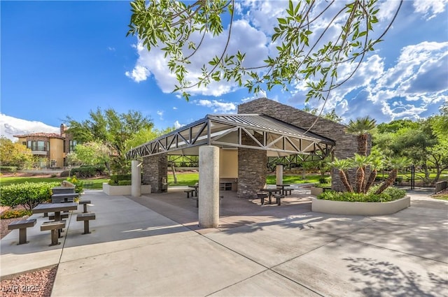 2982 Hammerwood Dr, Las Vegas, NV 89135 - view of community featuring a gazebo