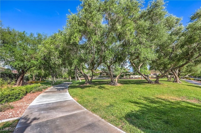 2982 Hammerwood Dr, Las Vegas, NV 89135 - surrounding community with a lawn