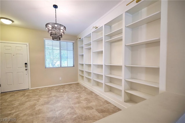 10449 Yew Blossom Ave, Las Vegas, NV 89166 - interior space with a chandelier