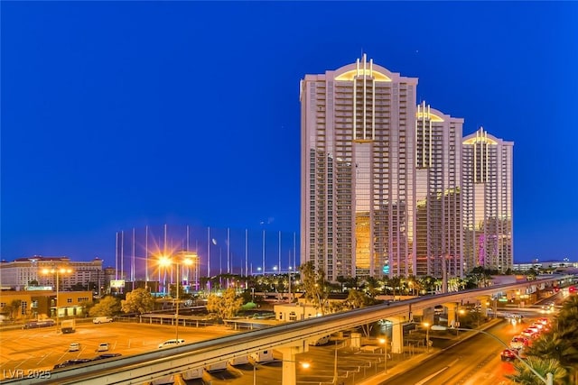 145 E Harmon Ave Unit 1120, Las Vegas, NV 89109 - property at night featuring a view of city lights