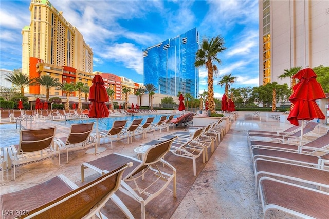 145 E Harmon Ave Unit 1120, Las Vegas, NV 89109 - view of patio / terrace