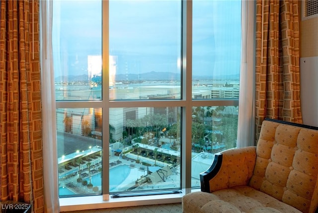 145 E Harmon Ave Unit 1120, Las Vegas, NV 89109 - doorway with a city view