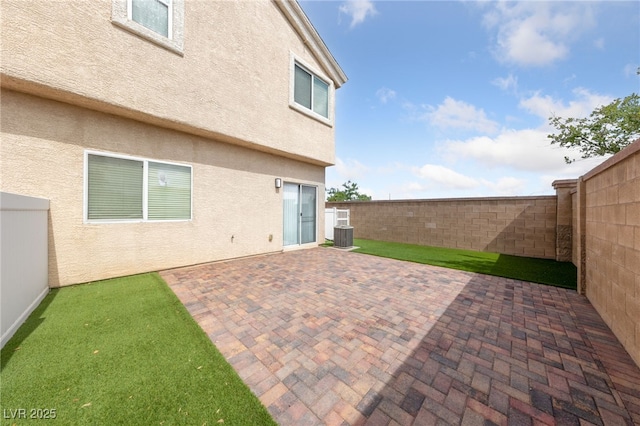 9312 Straw Hays St Unit 103, Las Vegas, NV 89178 - fenced backyard with a patio area