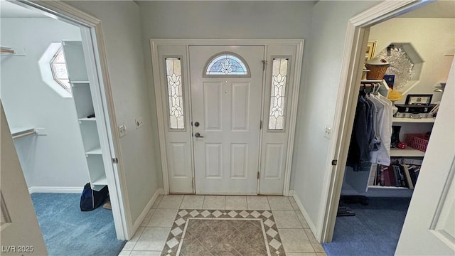 3451 Sagebrush Ave, Pahrump, NV 89048 - foyer featuring light tile patterned flooring and baseboards