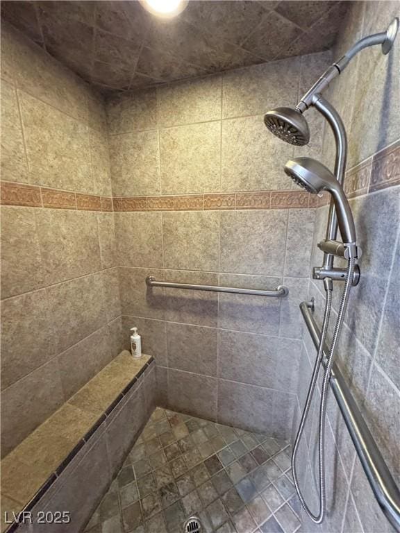 3451 Sagebrush Ave, Pahrump, NV 89048 - full bath featuring tiled shower