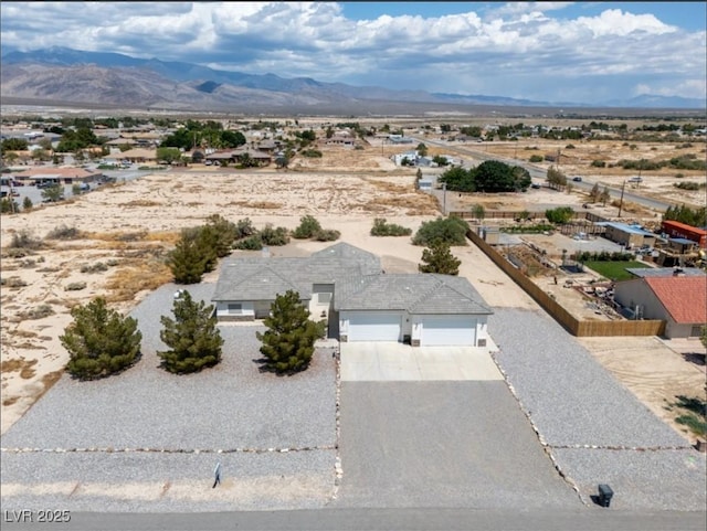 3451 Sagebrush Ave, Pahrump, NV 89048 - view of subject property with a desert landscape and mountains