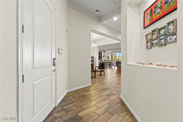 6980 W Meranto Ave, Las Vegas, NV 89178 - entryway featuring wood finish floors and recessed lighting