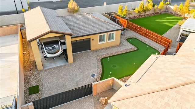 6980 W Meranto Ave, Las Vegas, NV 89178 - aerial view of property and surrounding area