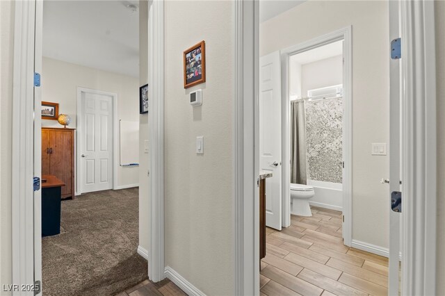 6980 W Meranto Ave, Las Vegas, NV 89178 - hall with light wood-type flooring