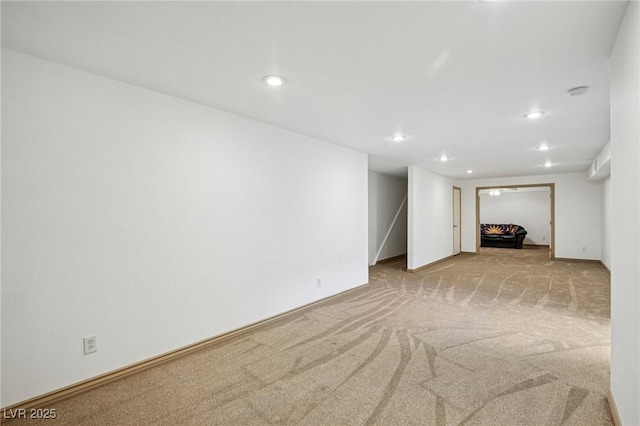 9111 W Stephen Ave, Las Vegas, NV 89149 - finished below grade area featuring carpet floors, recessed lighting, and baseboards