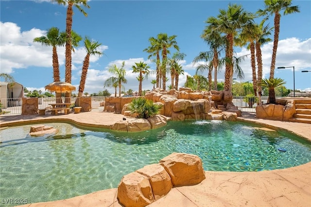 9111 W Stephen Ave, Las Vegas, NV 89149 - view of swimming pool featuring a patio area