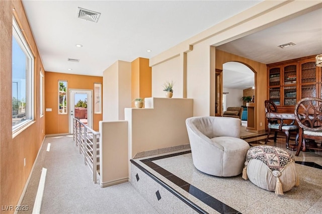 9111 W Stephen Ave, Las Vegas, NV 89149 - sitting room featuring arched walkways and baseboards