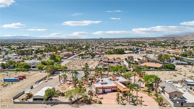 9111 W Stephen Ave, Las Vegas, NV 89149 - aerial view of residential area with a mountain backdrop