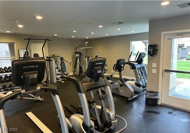 4200 S Valley View Blvd Unit 2081, Las Vegas, NV 89103 - workout area with recessed lighting