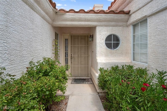 4628 Standing Bluff Way, Las Vegas, NV 89130 - view of exterior entry with stucco siding