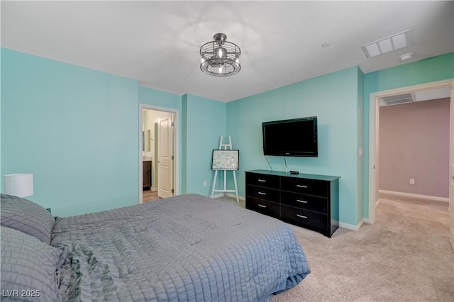 6940 Crescent Gold St, North Las Vegas, NV 89086 - bedroom with light colored carpet and baseboards