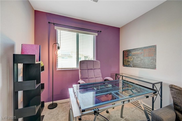 6940 Crescent Gold St, North Las Vegas, NV 89086 - carpeted home office featuring baseboards