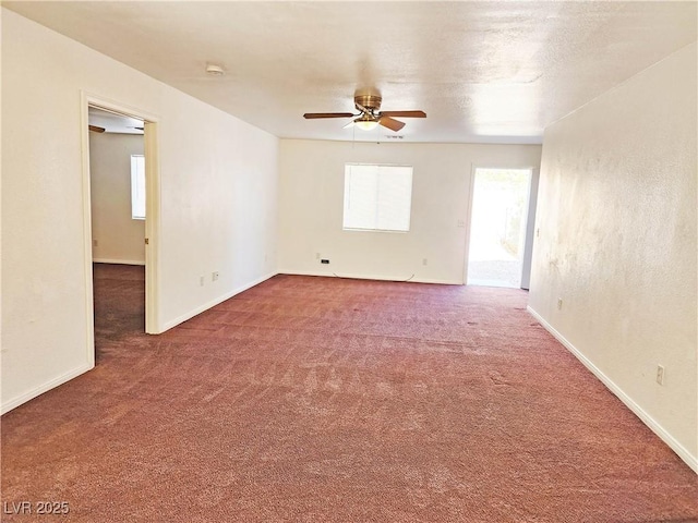 1951 Teepee Rd, Pahrump, NV 89048 - unfurnished room with carpet floors, plenty of natural light, and ceiling fan