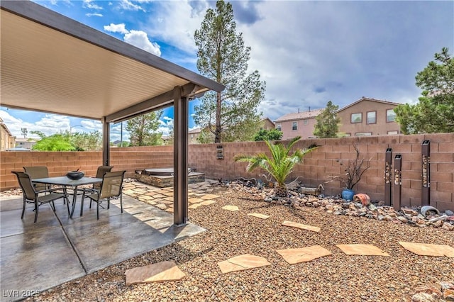 9005 Semillon St, Las Vegas, NV 89148 - fenced backyard with a patio area