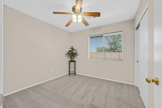 11022 Saint Rafael St, Las Vegas, NV 89141 - unfurnished bedroom featuring carpet, baseboards, and ceiling fan