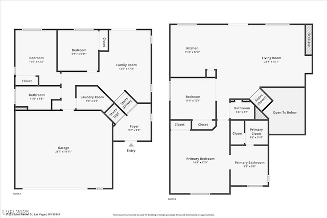 11022 Saint Rafael St, Las Vegas, NV 89141 - property floor plan