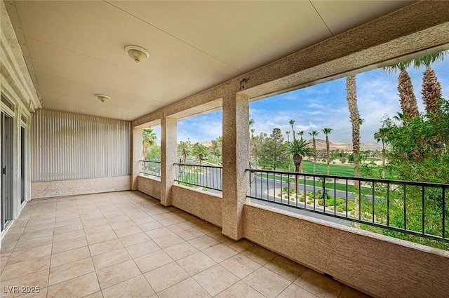 301 Lakewood Garden Dr, Las Vegas, NV 89148 - unfurnished sunroom with tile patterned floors